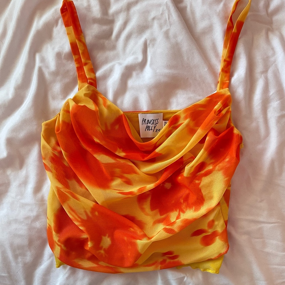 Summer Nights Top- Multi (size us 2) 🧡✨ Princess Polly
